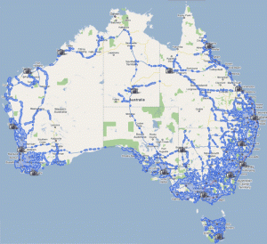 Google Maps visits Australia