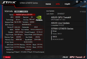 Asus STRIX GTX970 on GPU Tweak II